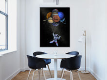 Cuadro Astronauta en un viaje por la galaxia Lienzo Canvas