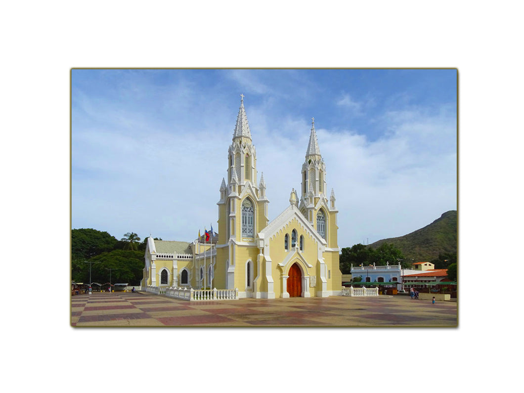 Cuadro Basílica Virgen del Valle Venezuela en Lienzo