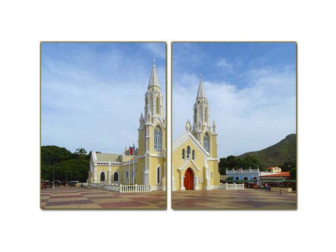 Cuadro Basílica Virgen del Valle Venezuela en Lienzo Multipanel