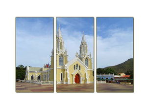 Cuadro Basílica Virgen del Valle Venezuela en Lienzo Multipanel