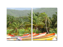 Cuadro Playa Chuao Choroni Venezuela Multipanel en Lienzo Canvas