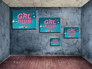 Cuadro Girl Power en Lienzo Canvas