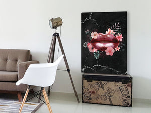 Cuadro Flower Lips en Lienzo Canvas