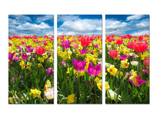 Cuadro Flores de primavera en Lienzo Canvas Multipanel